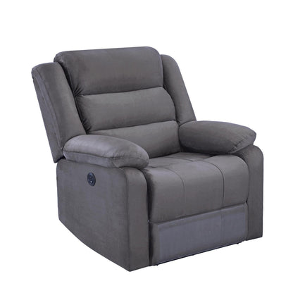 Nilkamal Sierra 1 Seater Electric Recliner Sofa (Brown)