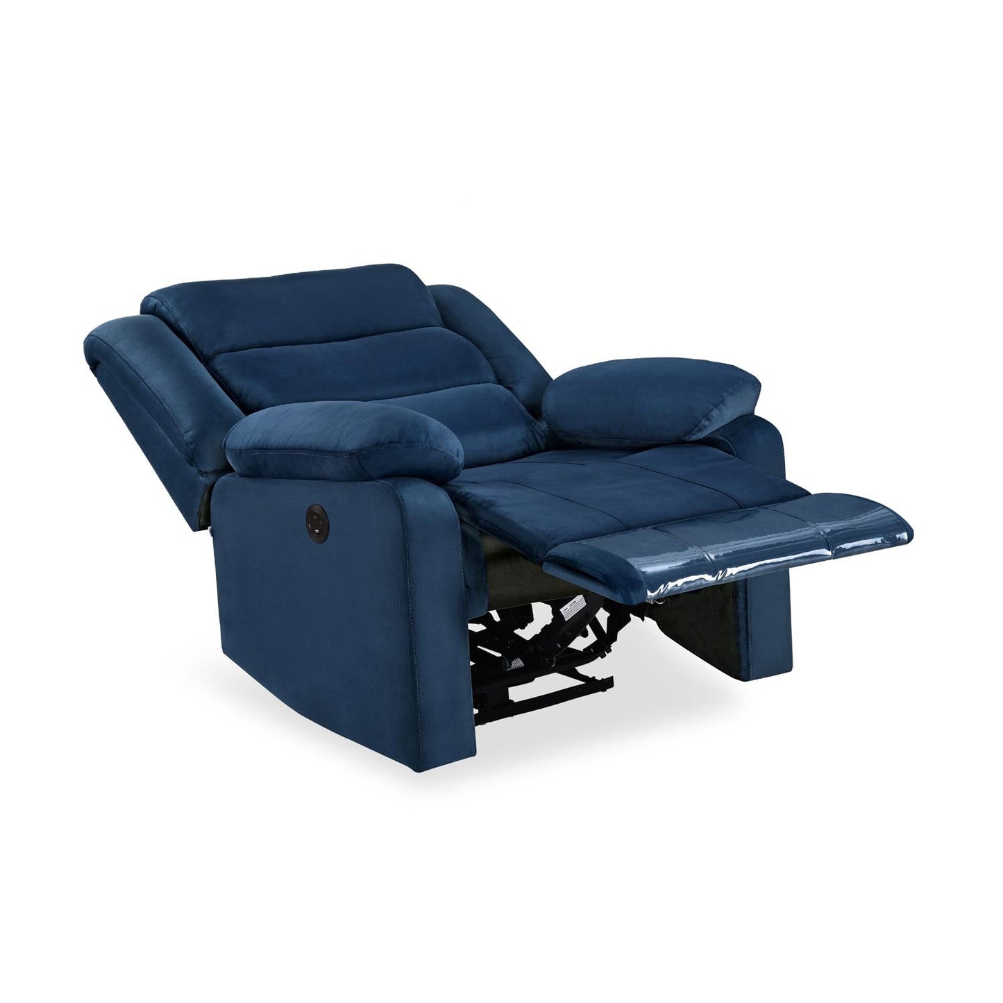 Nilkamal Sierra 1 Seater Electric Recliner Sofa (Blue)