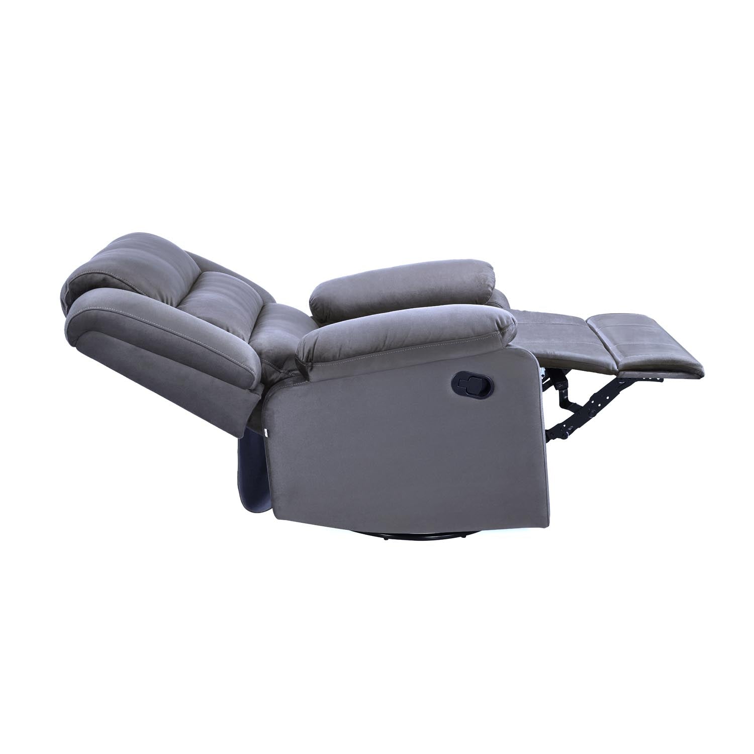 Nilkamal Sierra 1 Seater Rocker & Swivel Recliner Sofa (Brown)