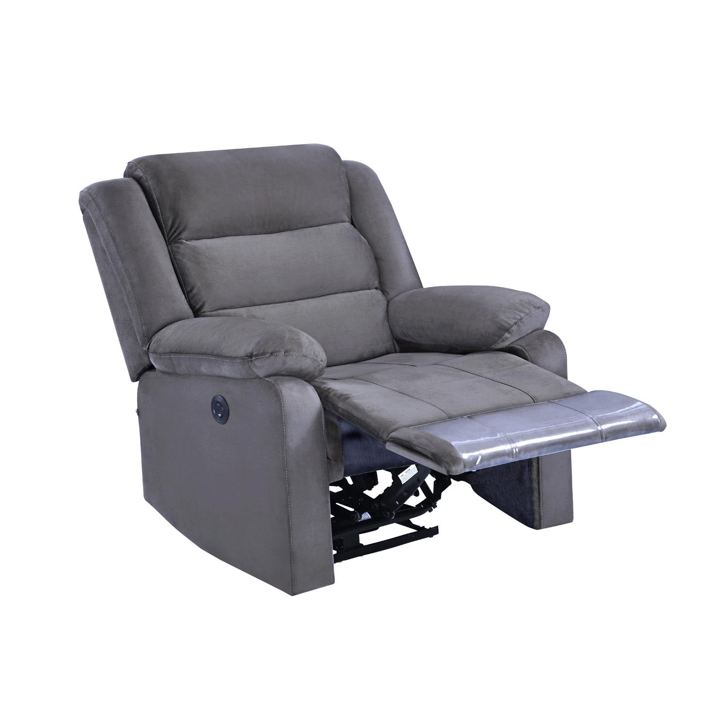 Nilkamal Sierra 1 Seater Electric Recliner Sofa (Brown)