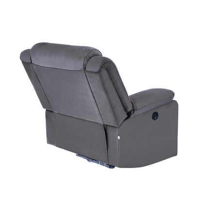 Nilkamal Sierra 1 Seater Electric Recliner Sofa (Brown)