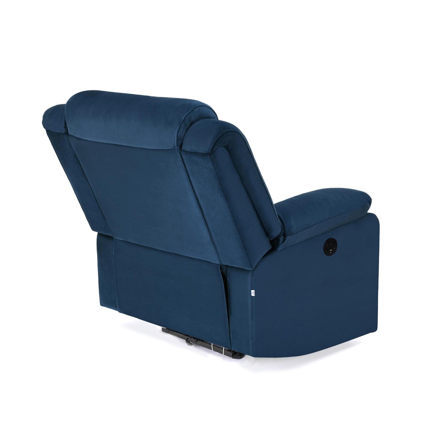Nilkamal Sierra 1 Seater Electric Recliner Sofa (Blue)