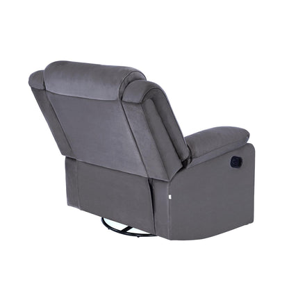 Nilkamal Sierra 1 Seater Rocker & Swivel Recliner Sofa (Brown)