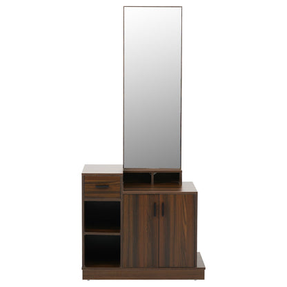 Nilkamal Dyson Dresser with Mirror (Classic Walnut)