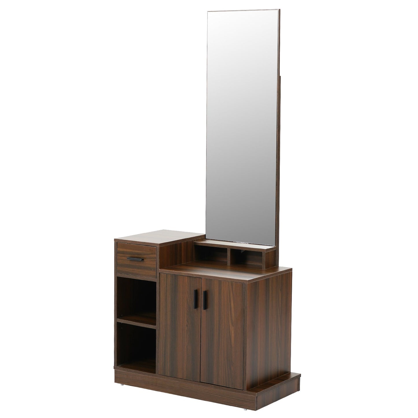 Nilkamal Dyson Dresser with Mirror (Classic Walnut)