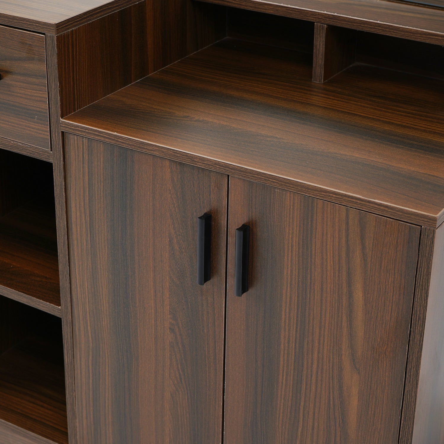 Nilkamal Dyson Dresser with Mirror (Classic Walnut)