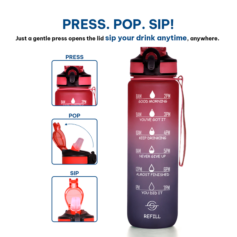 Motivational Water Bottle