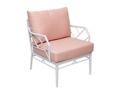 Ettore Outdoor Sofa Set  3 Seater, 2 Single Seater,and 1 Center Table (White)