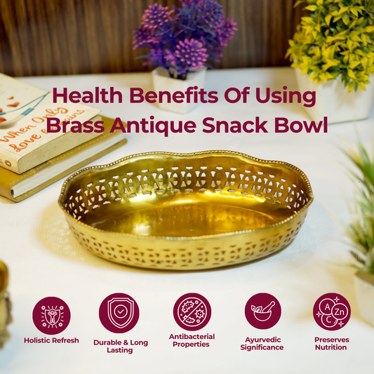 Brass Antique Snack Bowl