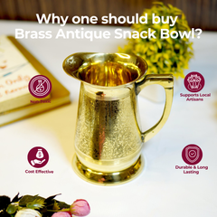 Brass Etched Jug