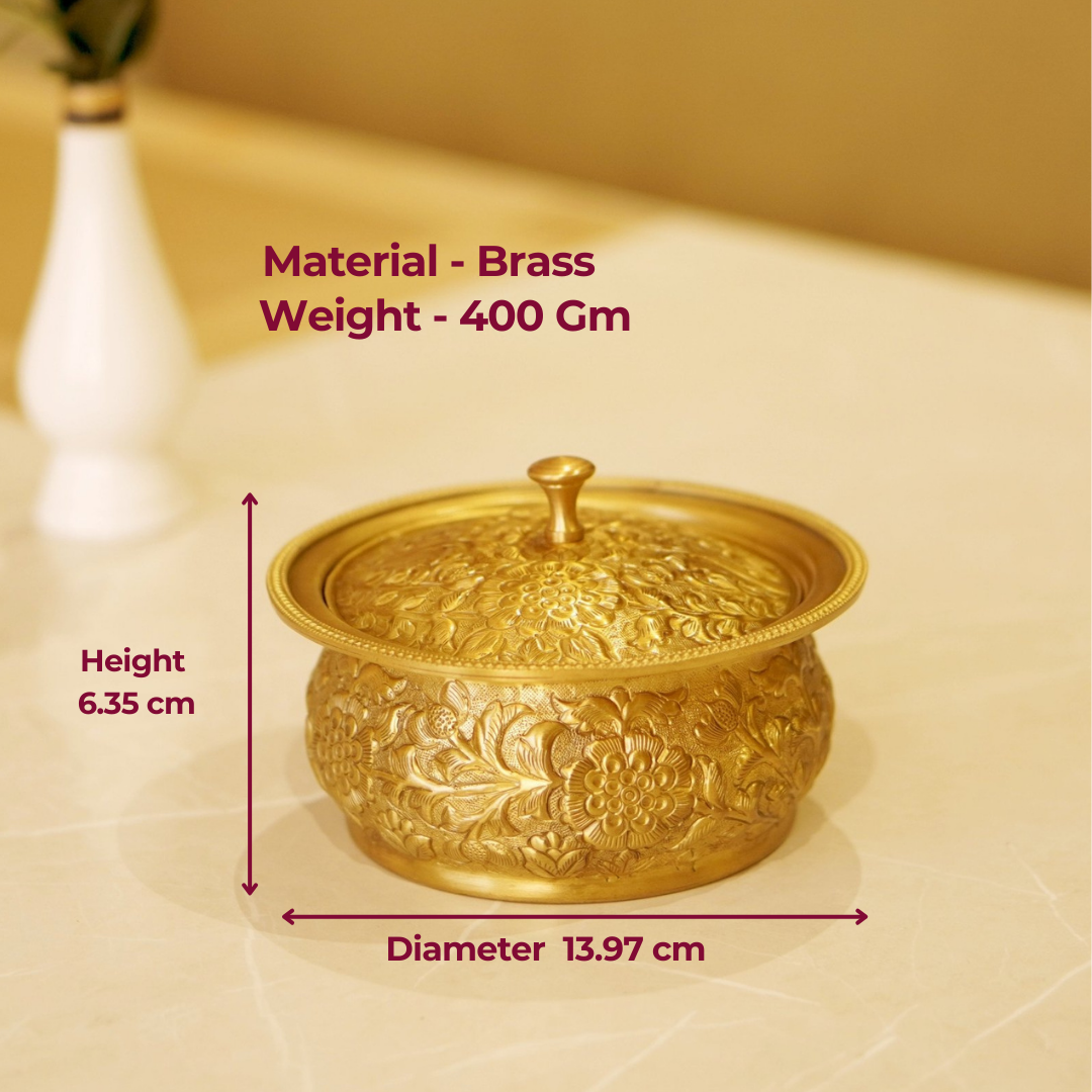 Brass Antique Trinket Box