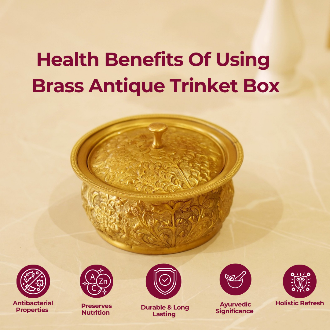 Brass Antique Trinket Box