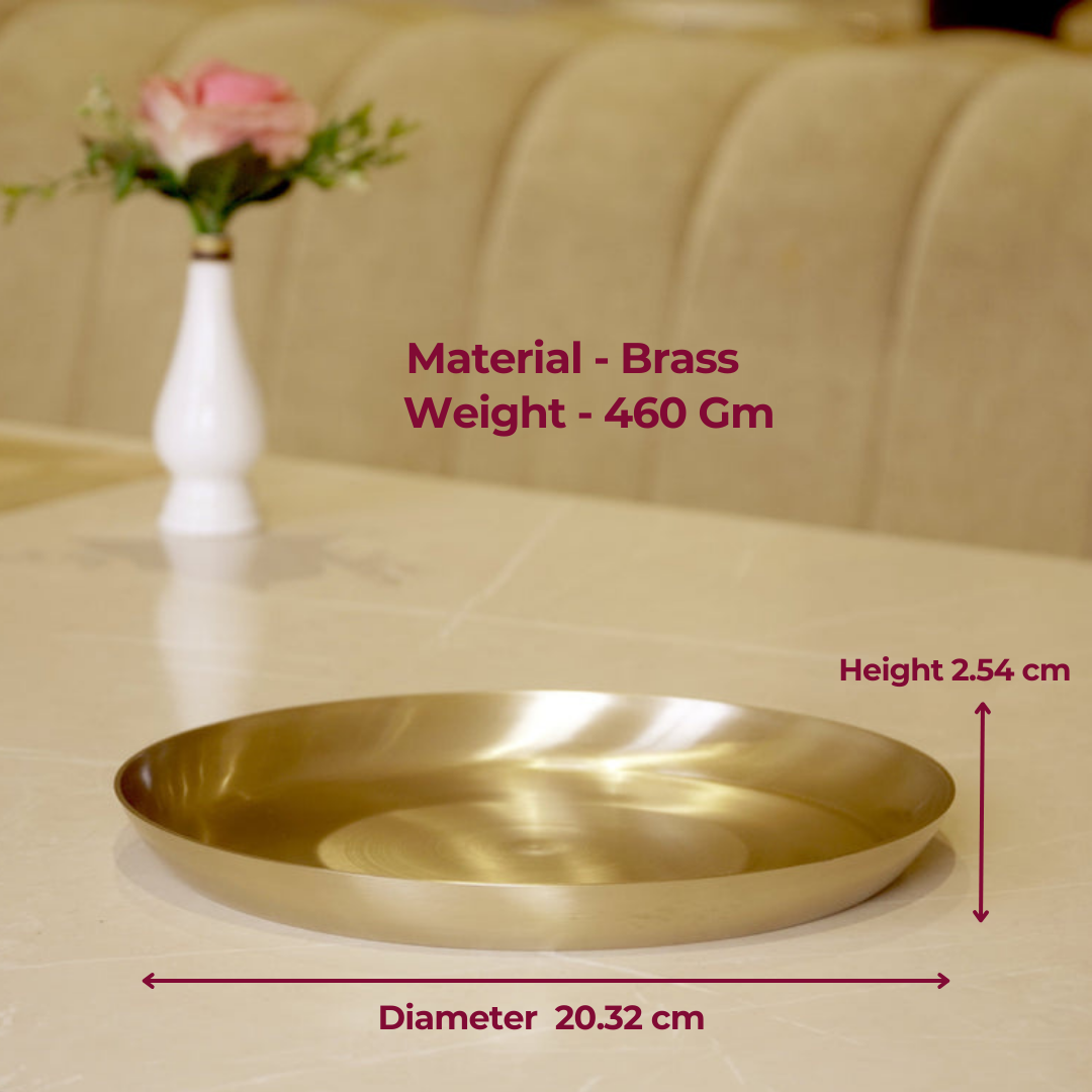 Bronze / kansa quarter plate