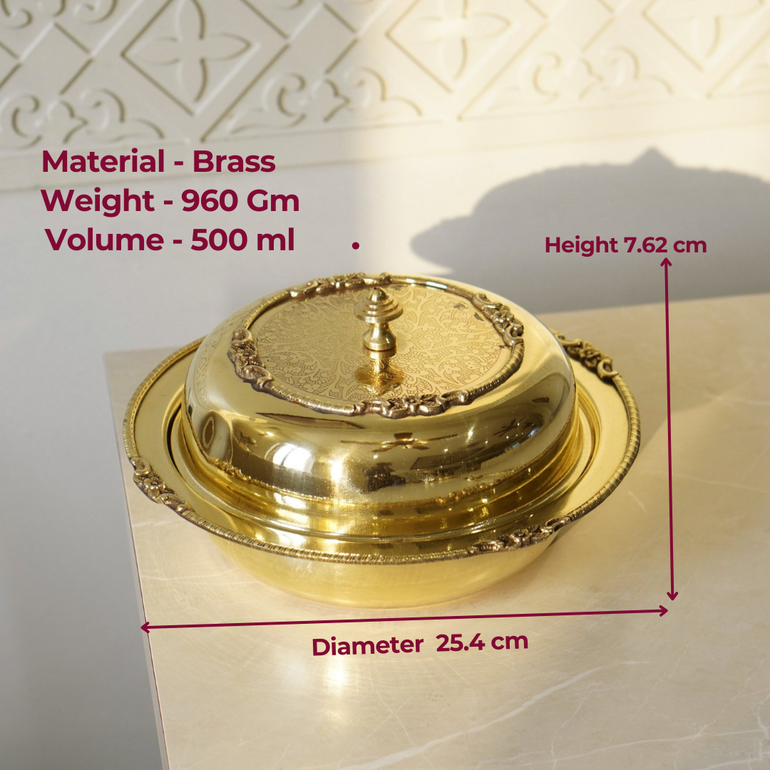 Brass Casserole / Pital Donga / Tureen
