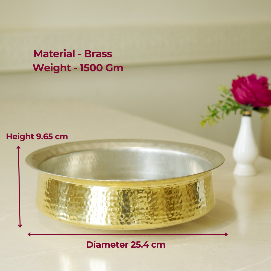 Brass Lagaan with Tin Coating