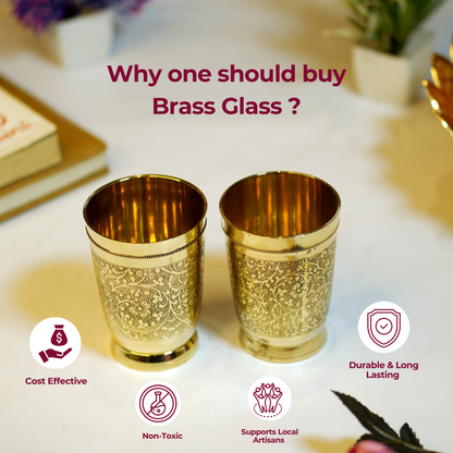 Brass Etched Glass