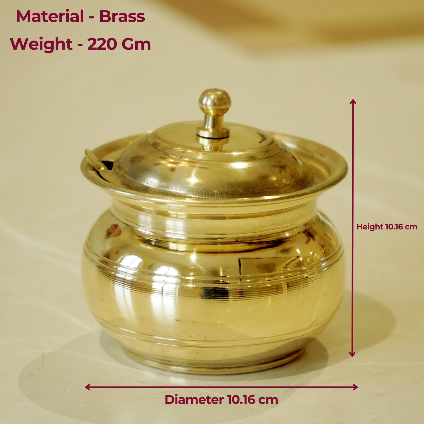 Brass Ghee Pot