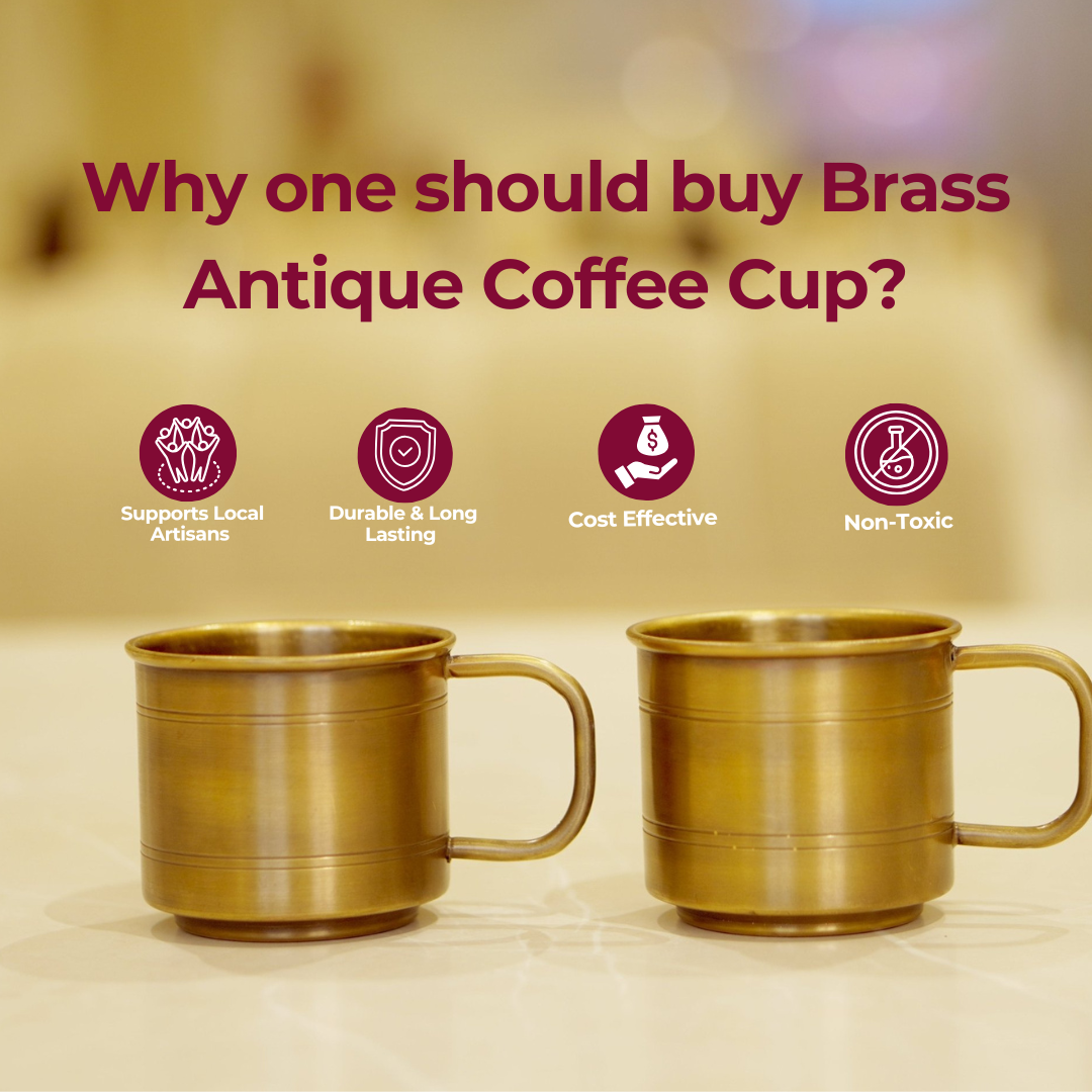 Brass Antique Coffee Cup