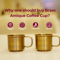 Brass Antique Coffee Cup