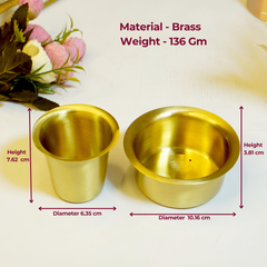 Brass Coffee Dabra Matte Finish