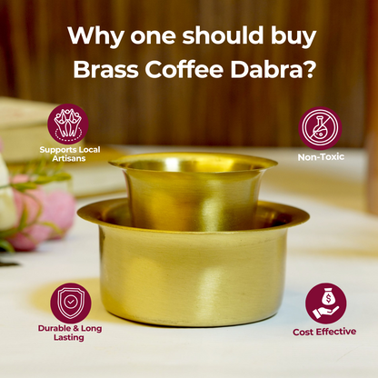 Brass Coffee Dabra Matte Finish