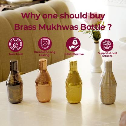 Brass Mukhwas Bottle