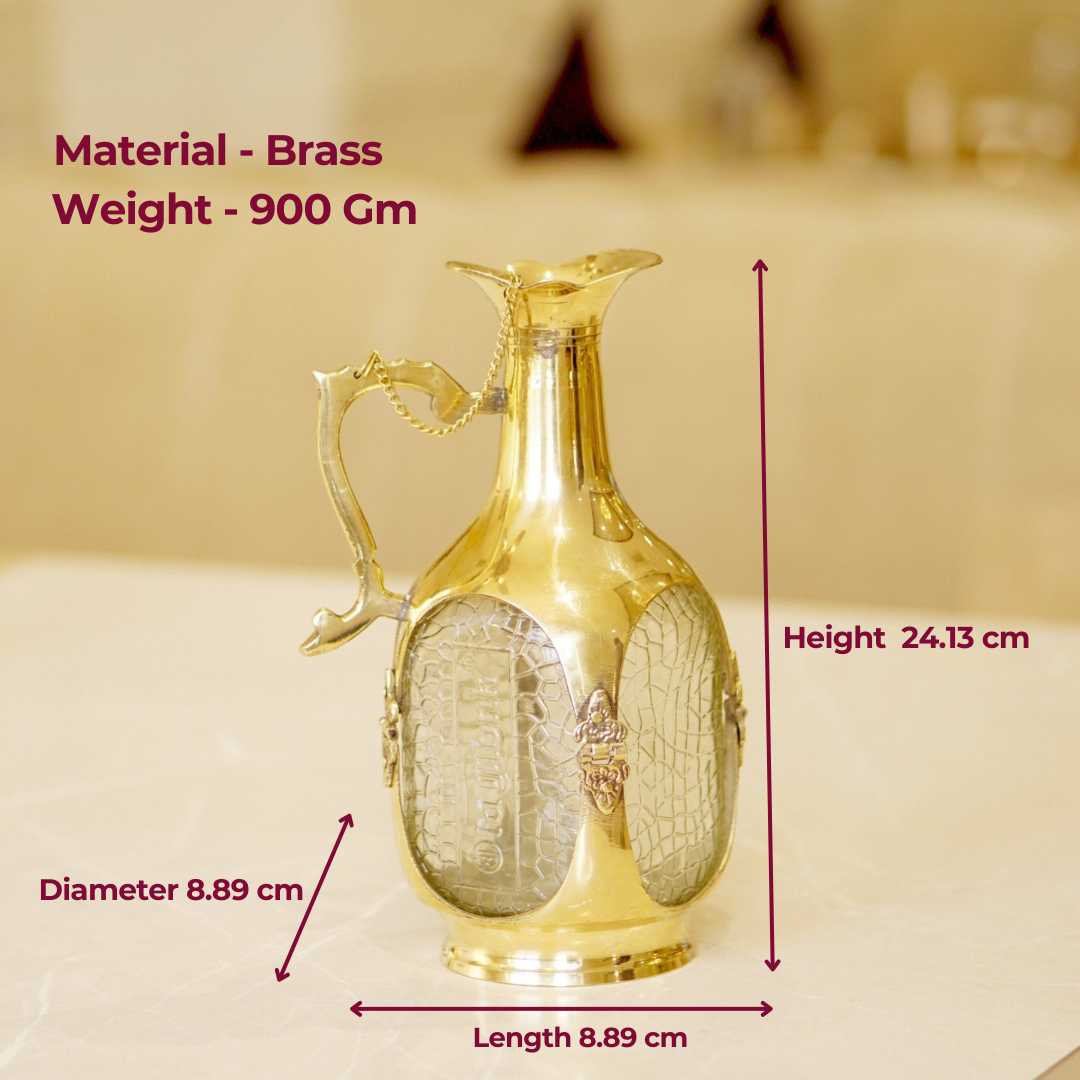 Brass Vintage Old Monk Jug