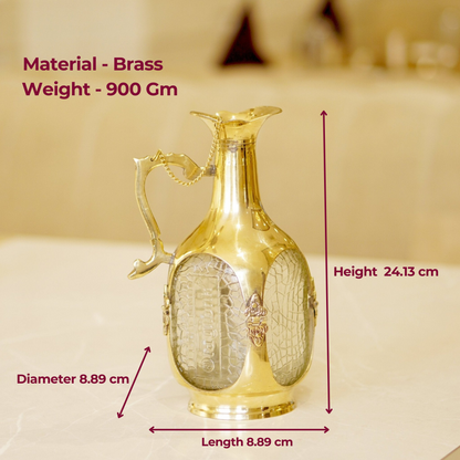 Brass Vintage Old Monk Jug