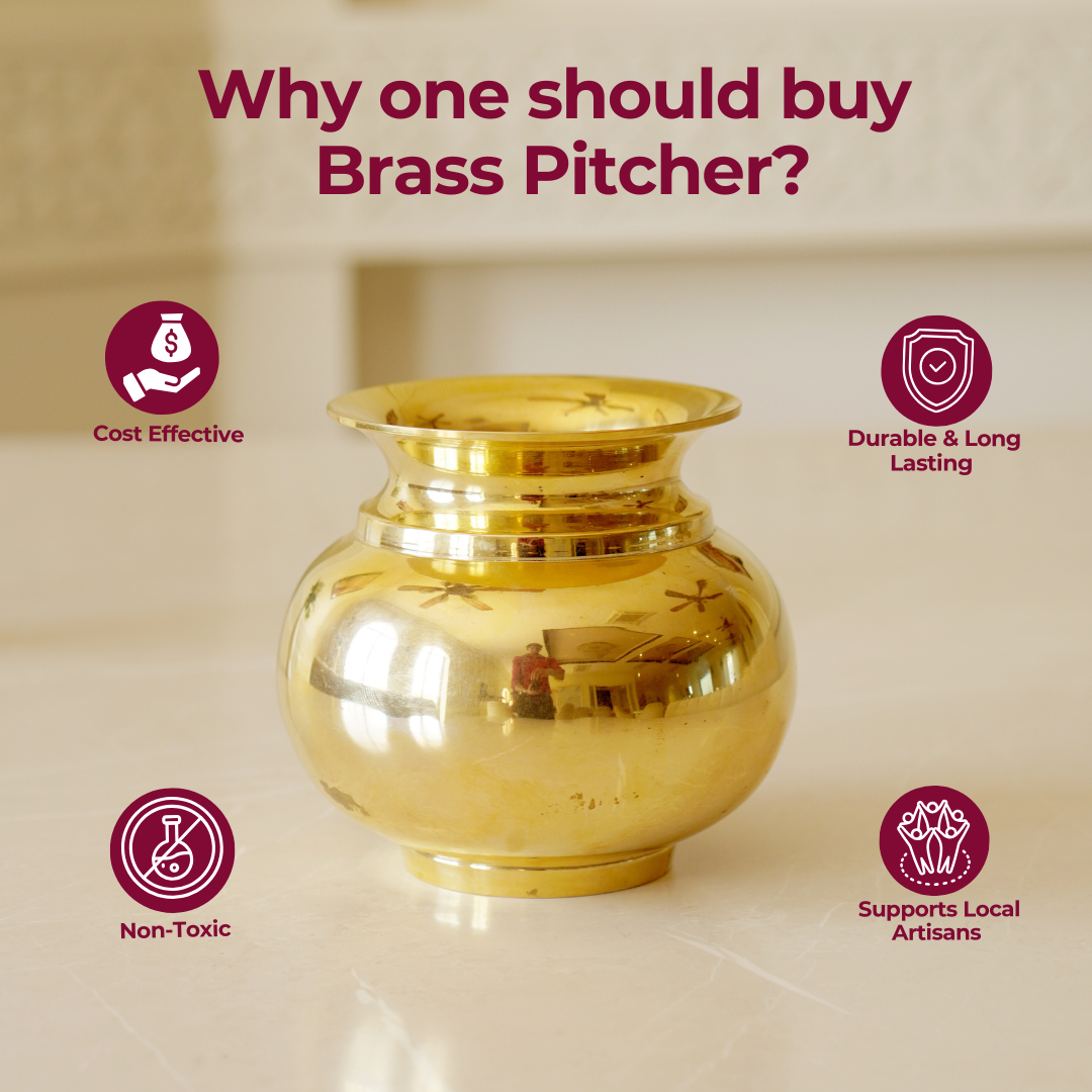 Brass Pitcher [Lota/Kalash]