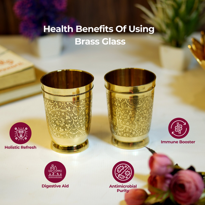 Brass Etched Glass