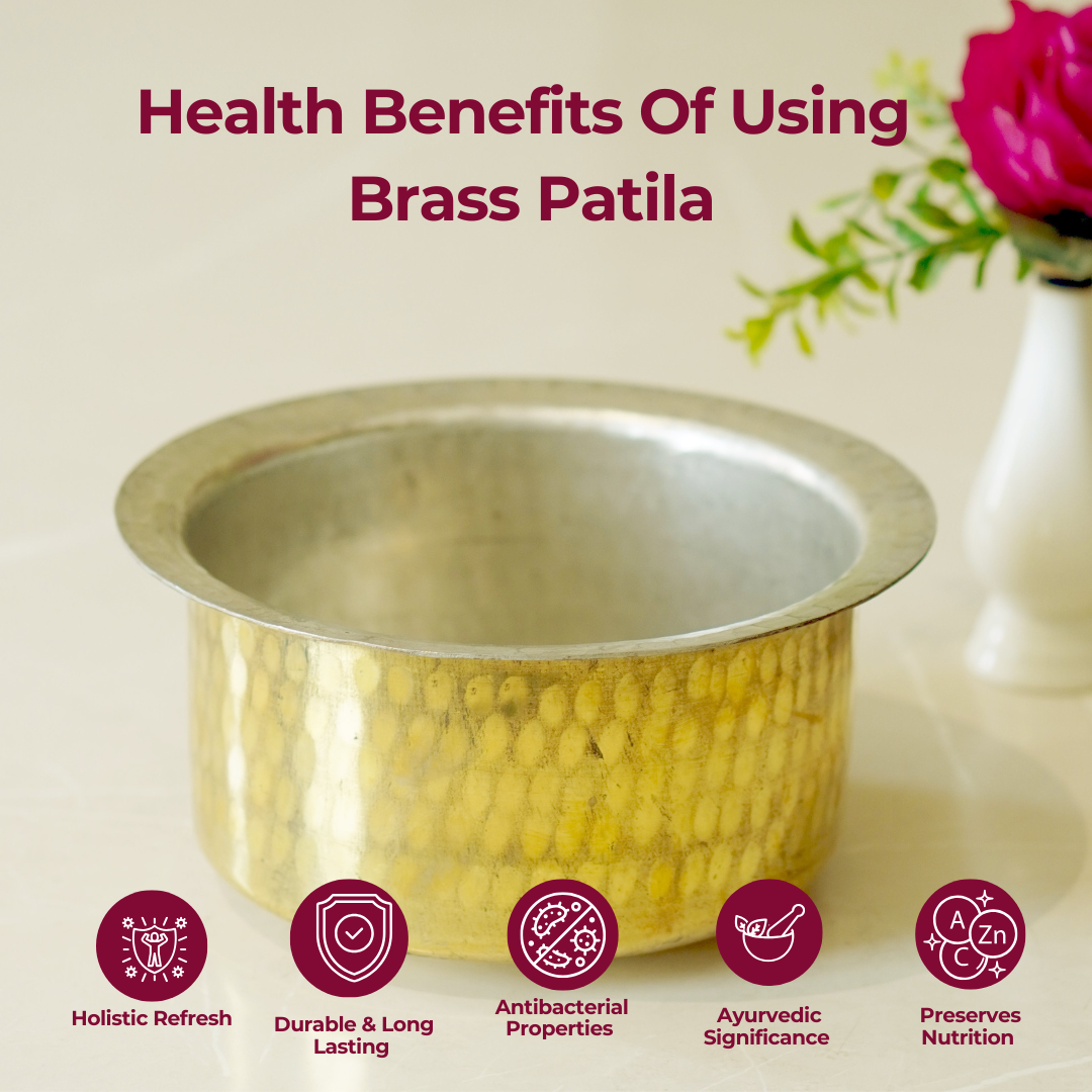 Brass Patila / Bhagona with Tin Coating