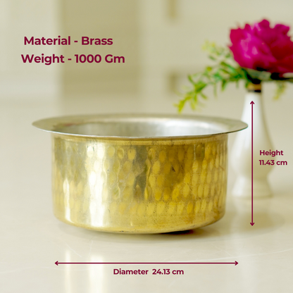 Brass Patila / Bhagona with Tin Coating