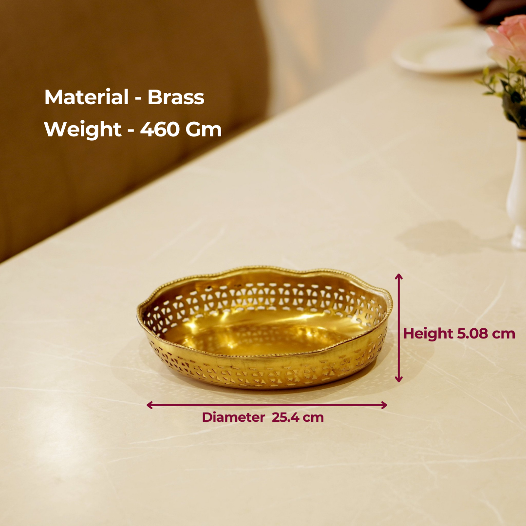 Brass Antique Snack Bowl