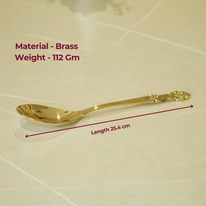 Brass Serving Spoon Perfect for Home and Restaurants