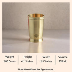 Pure Brass Matt Finish Glass