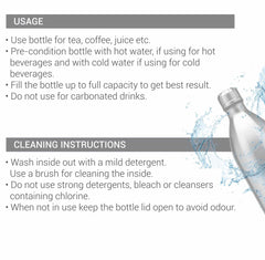 Personalized Duo Deluxe Thermosteel Water Bottle (Milton)