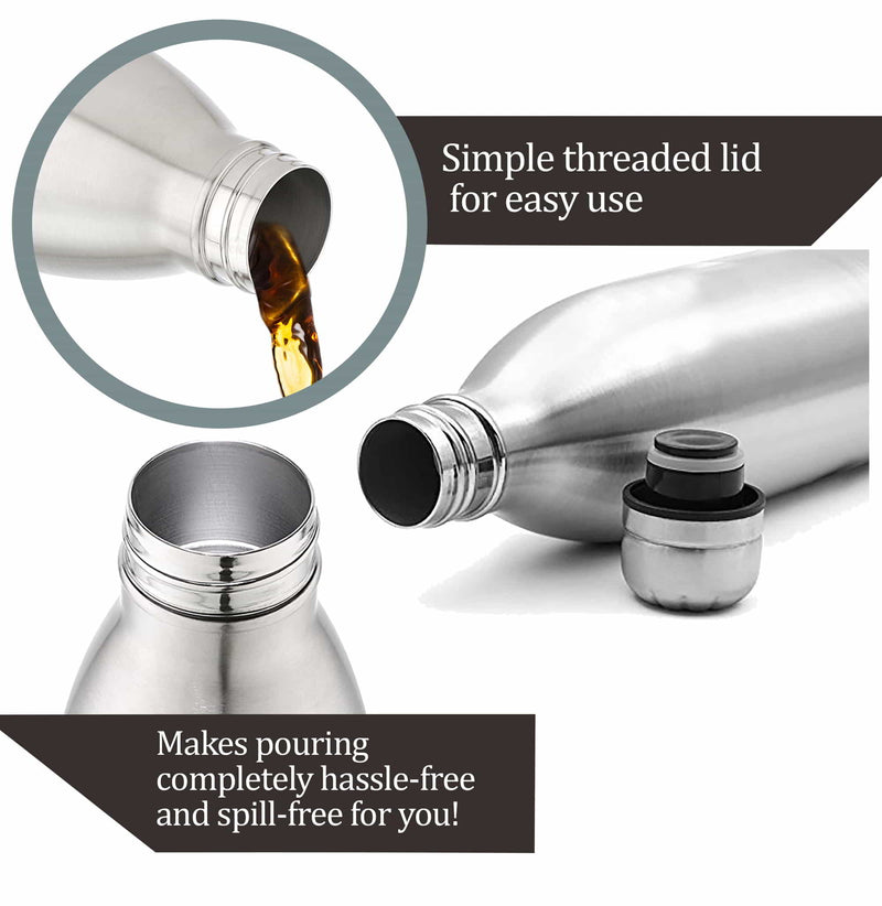 Personalized Duo Deluxe Thermosteel Water Bottle (Milton)