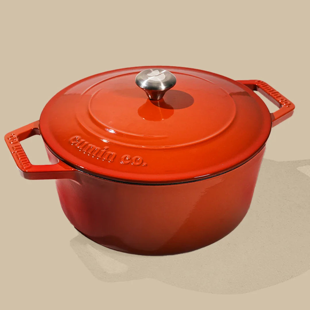 No. 10 Enamel Cast Iron Dutch Oven (5L)
