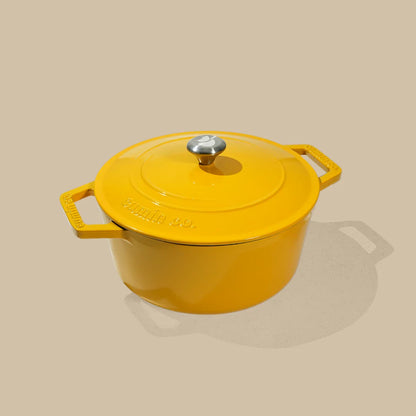 No. 8 Enamel Cast Iron Dutch Oven (2.5L)