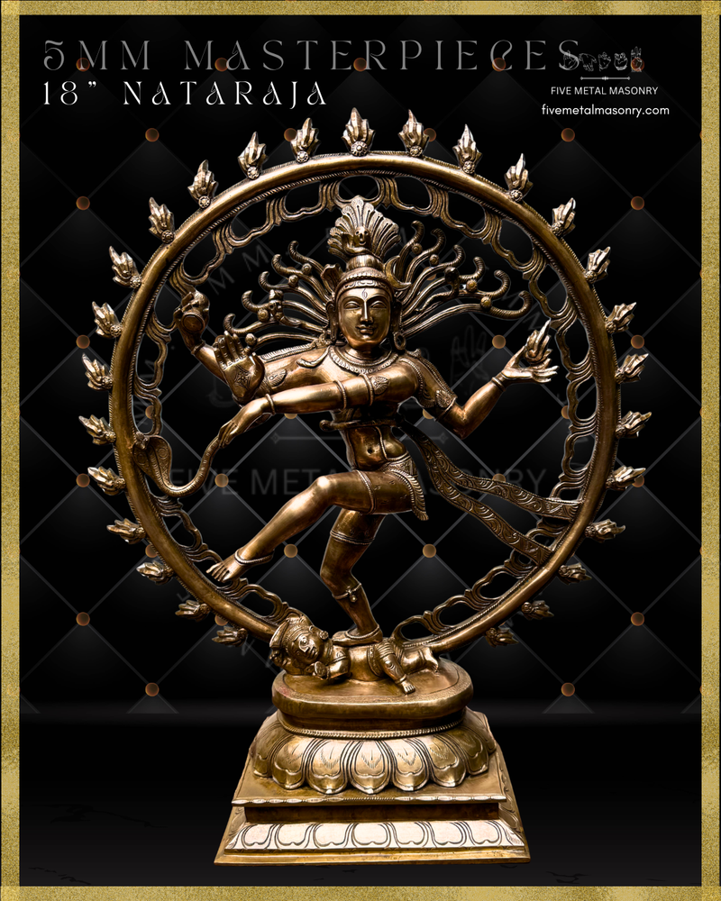 Nataraja Panchaloha Bronze Icon - 18" - Masterpieces Collection
