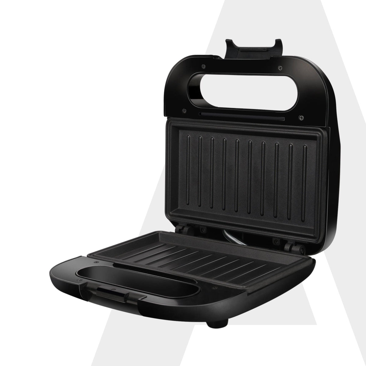 AGARO Primo Sandwich Maker, Non Stick Coated Grill Plates, 750W, 90 Degrees Openable Plate, Automatic Cut Off, LED Displ