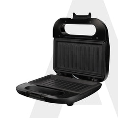 AGARO Primo Sandwich Maker, Non Stick Coated Grill Plates, 750W, 90 Degrees Openable Plate, Automatic Cut Off, LED Displ