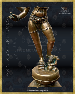 Vinadhara Dakshinamurti Shiva Panchaloha Bronze Icon - 16" - Masterpieces Collection