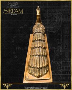 Mayura:Peacock Panchaloha Bronze Icon - 7" - Sirpam Collection