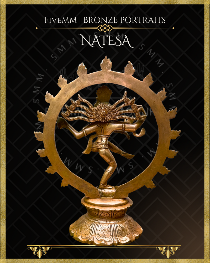 Nataraja Panchaloha Bronze Icon - 8"