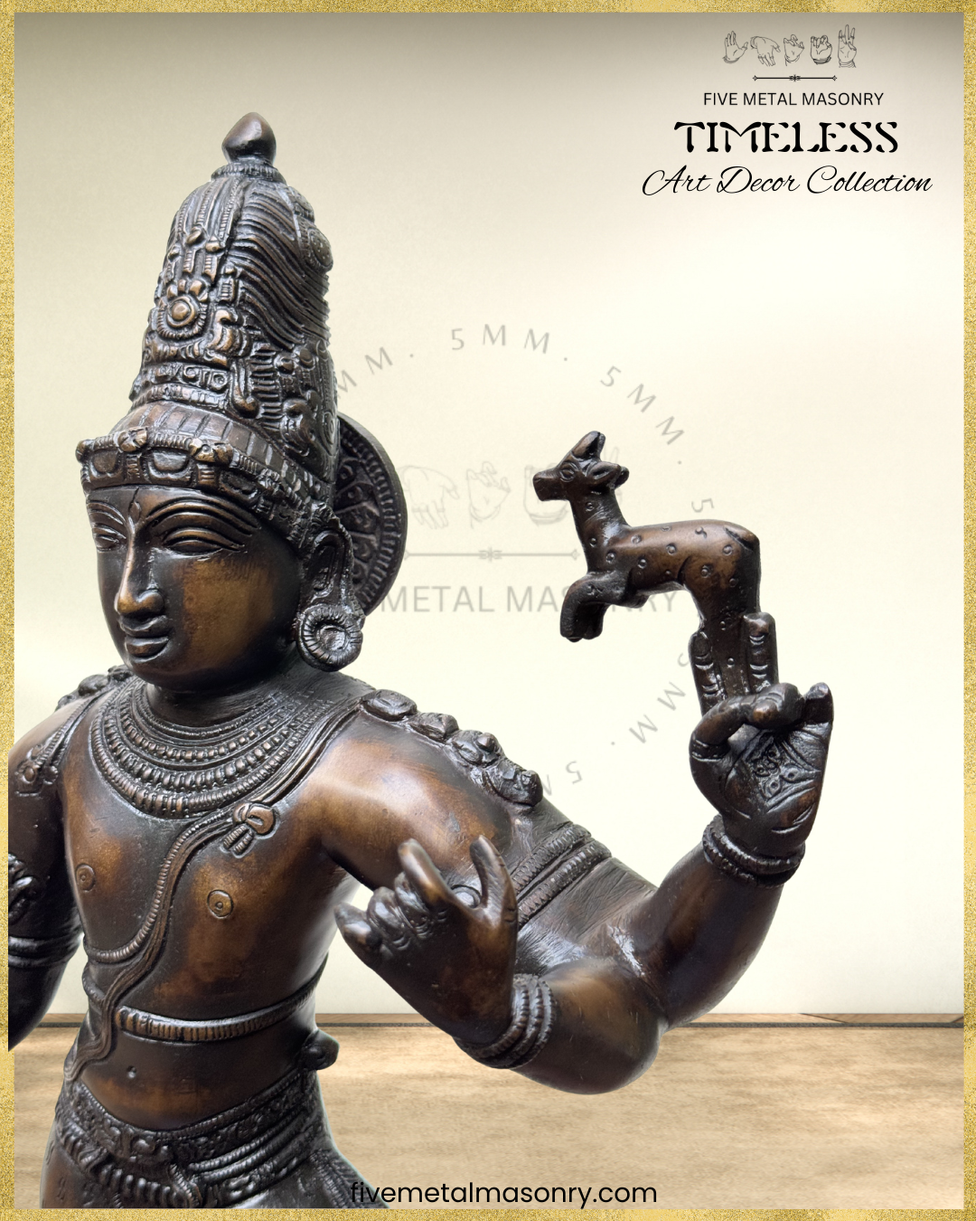 Tripurantaka Shiva Panchaloha Bronze Icon - 19" - Timeless Collection