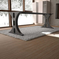 MS Powder C-Shape Coated Metal Table Legs | Industrial Legs Design for Desks & Tables