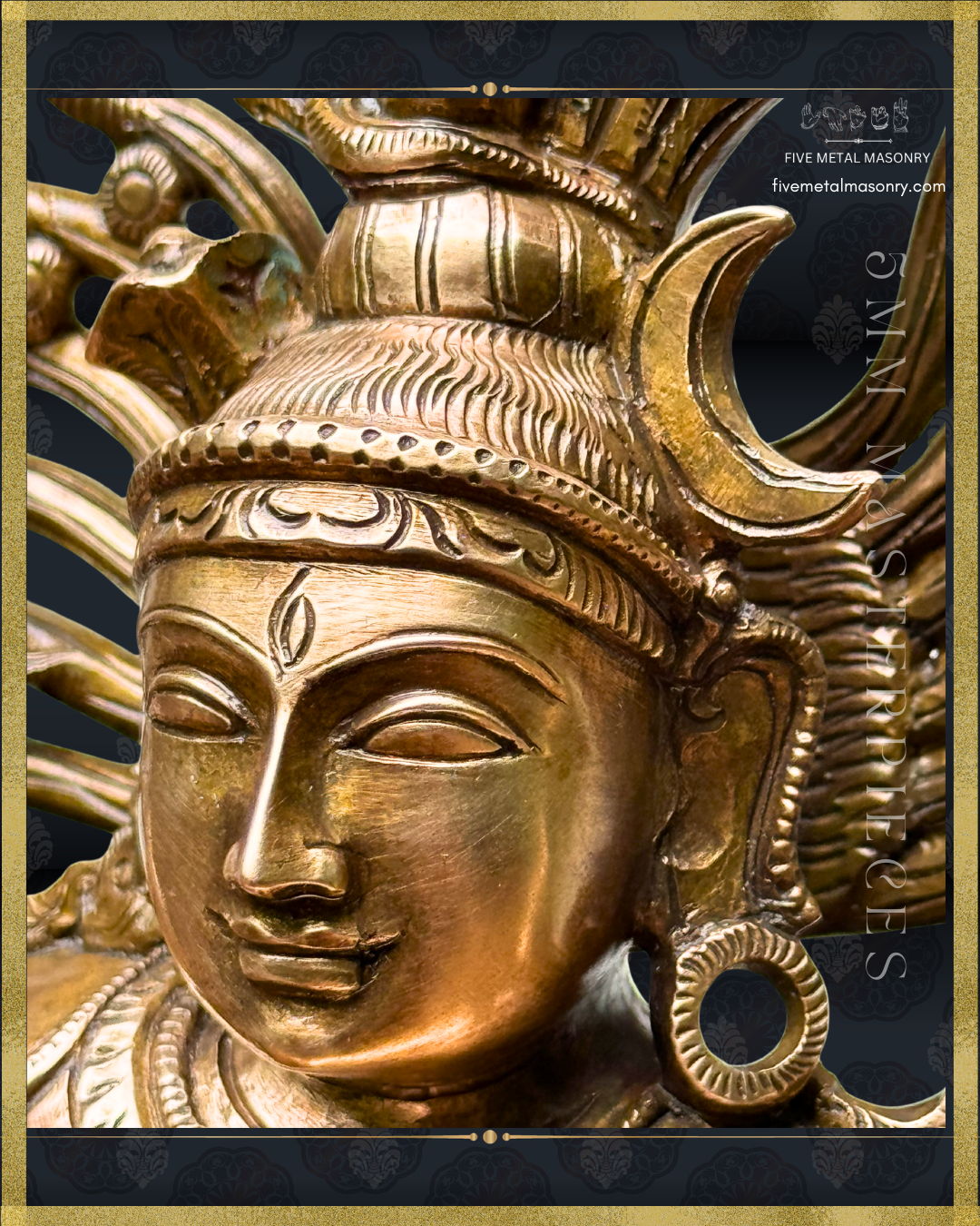 Nataraja Panchaloha Bronze Icon - 18" - Masterpieces Collection