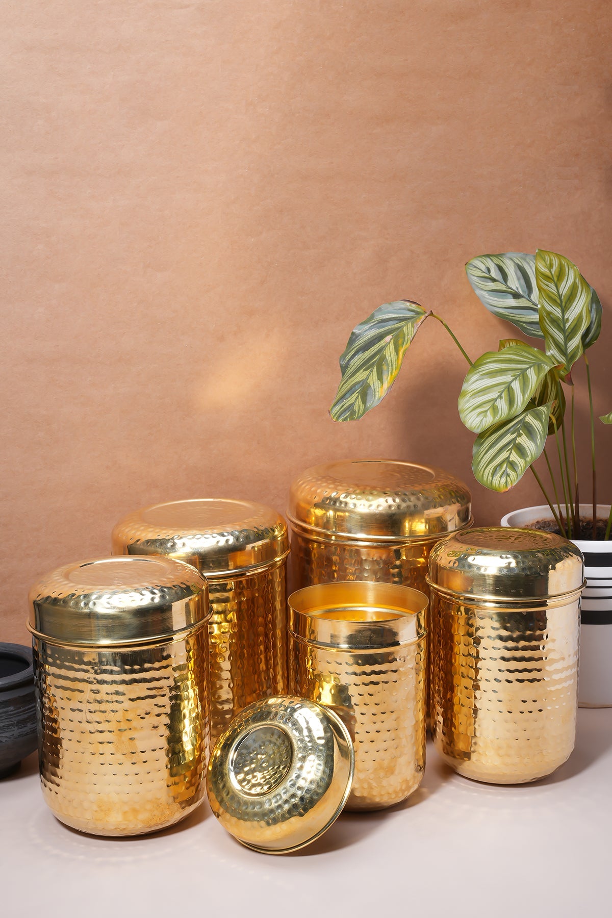 Brass Kitchen Containers / Brass Dabba