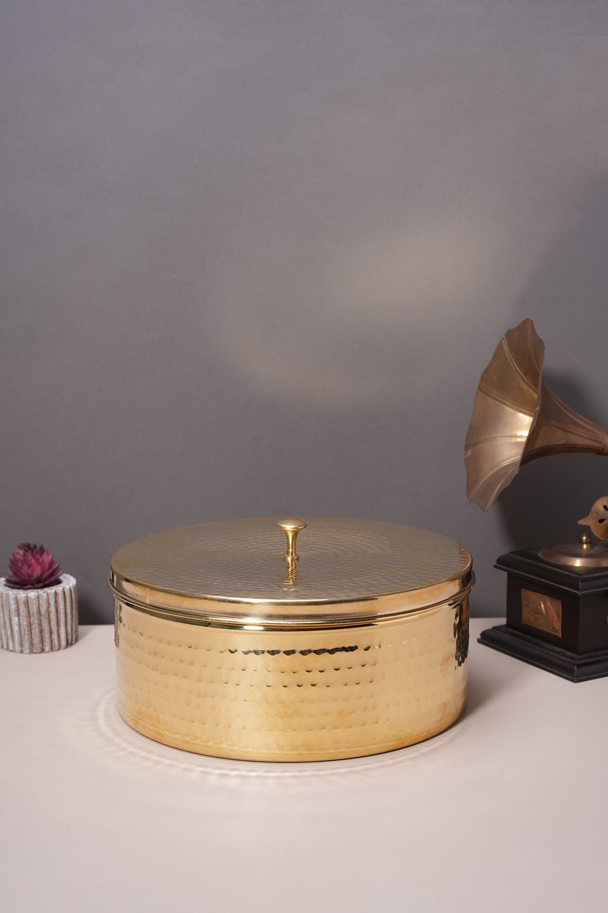 Brass Chapati Box / Roti Dabba